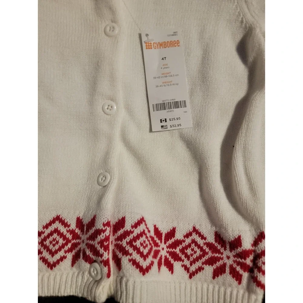 Gymboree outlet fair isle sweater size 4t nwt‎